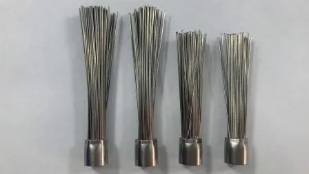 Cepillos de limpieza de tuberías de alambre de acero recto