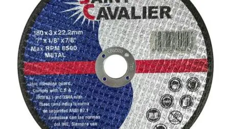 Disco de corte abrasivo de 125 mm/rueda de corte