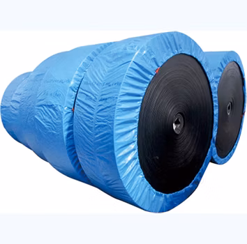 Huanball Venta caliente trituradora de piedra barata cinta transportadora Ep pequeña minería de arena mina de carbón cinta transportadora de caucho poliéster precio de venta