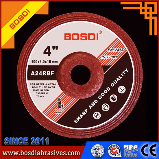 Rueda de aleta de tela recubierta abrasiva/herramienta de pulido de disco de metal